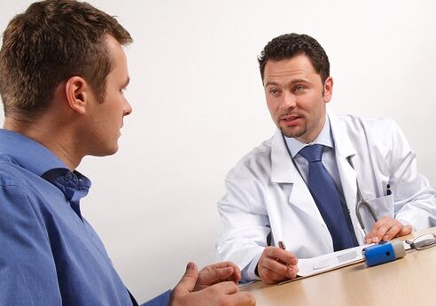 Doctor's appointment for prostatitis