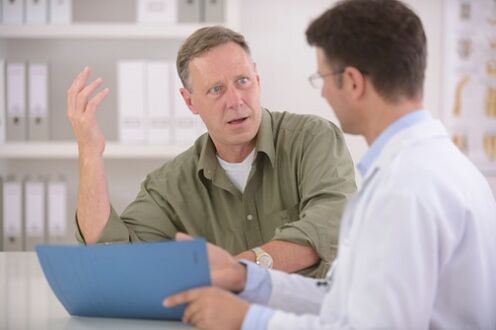 Often the patient only finds out about the presence of chronic prostatitis when they visit a doctor.