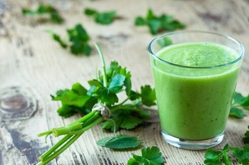Parsley juice restores urine output caused by prostatitis