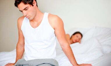Lack of potency in prostatitis
